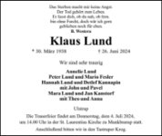 eine Anzeige